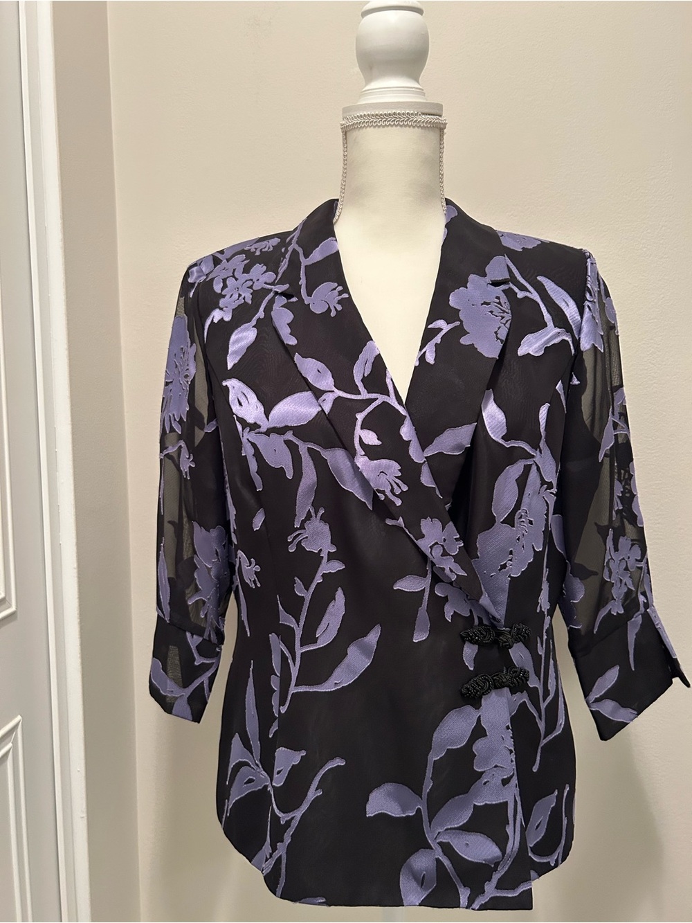 Jacket Alex Evening wear Petite Large Women’s lavender and black
